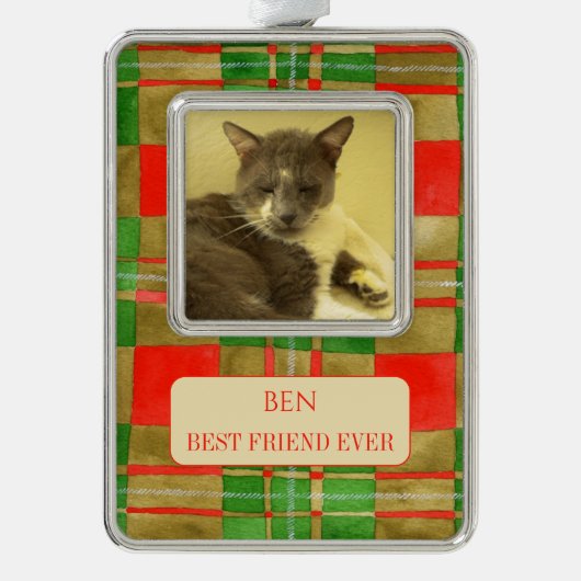 PET LOVE Ingelijst Ver Ornament + Tekst MacGregorP (Voorkant)