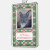 PET LOVE Ingelijst Vert ornament + tekst / Xmas br (Links)