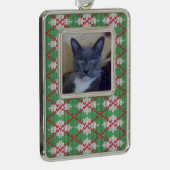 PET LOVE ingelijst Verticaal Ornament / Xmas Knit (Rechts)