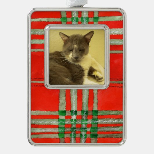PET LOVE Ingelijste Verticaal Ornament / RedScott  (Voorkant)