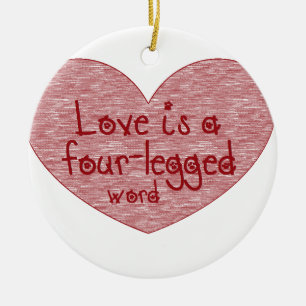Pet Love Keramisch Ornament