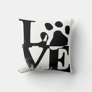 Pet Love - Paw Print Kussen