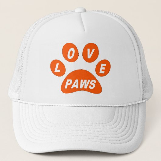 Pet Love Paws on Paws Oranje (Voorkant)
