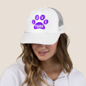 Pet Love Paws op Paws Paars (In situ)