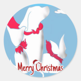 Pet Love van Sommer Hamilton Ronde Sticker