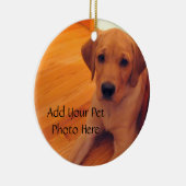 Pet Lover Animal Photo Ornament (Rechts)