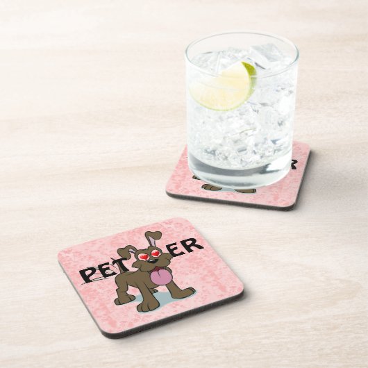 Pet Lover Beverage Coaster Bier Onderzetter (Rechterzijde)