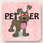 Pet Lover Beverage Coaster Bier Onderzetter (Voorkant)