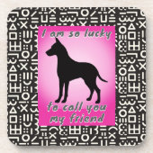 pet lover bier onderzetter (Voorkant)