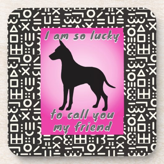 pet lover bier onderzetter (Voorkant)