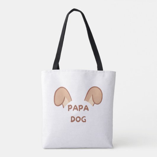 Pet Lover canvas tas (Achterkant)