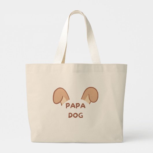 Pet Lover canvas tas (Achterkant)