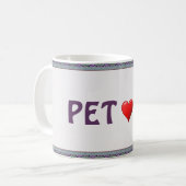 Pet Lover Coffee-Mok Koffiemok (Voorkant links)