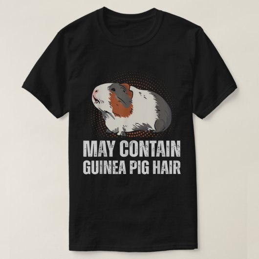 Pet Lover Cute Furry Potato kan cavia's bevatten T-shirt (Design voorkant)