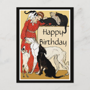 Pet Lover Happy Birthday Briefkaart