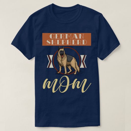 Pet Lover Hond Moeder Moederdag Duitse Herder T-shirt (Design voorkant)
