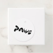 Pet Lover kappen Bedankjes Labels (In situ)