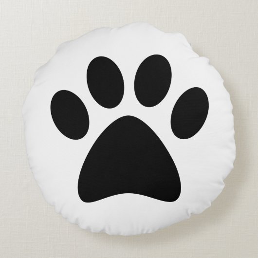 Pet Lover kappen Rond Kussen (Achterkant)