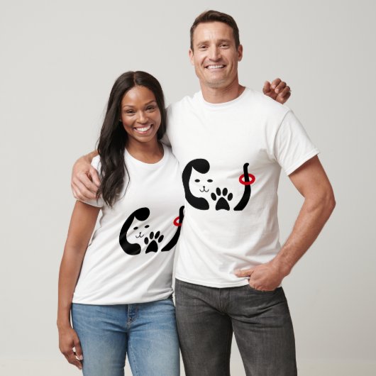 Pet Lover kappen T-shirt (Unisex)