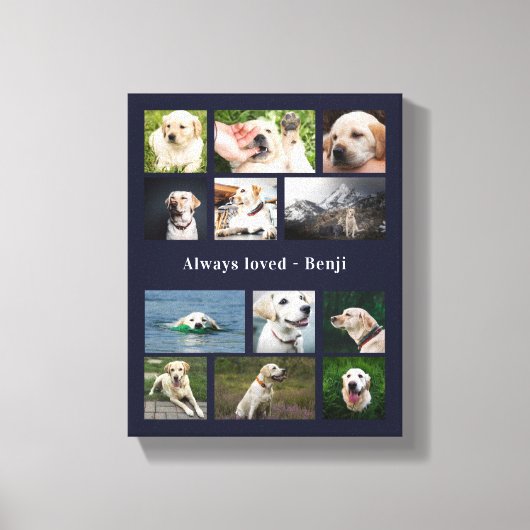 Pet Lover Keepsake Canvas Afdruk (Voorkant)
