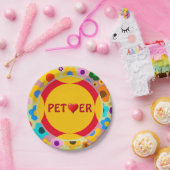 Pet Lover Paper-Bord Papieren Bordje (Feest)