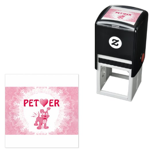 Pet Lover Self-Inking Rubber Stamp Zelfinktende Stempel (In situ)