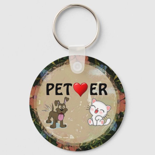 Pet Lover Sleutelhanger (Voorkant)