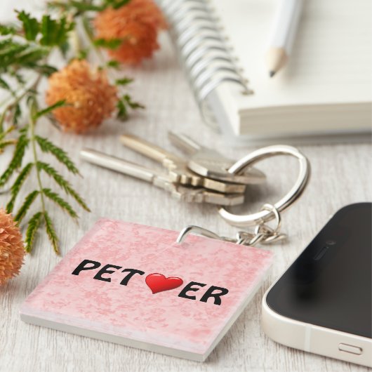 Pet Lover Sleutelhanger (Voorkant Rechts)