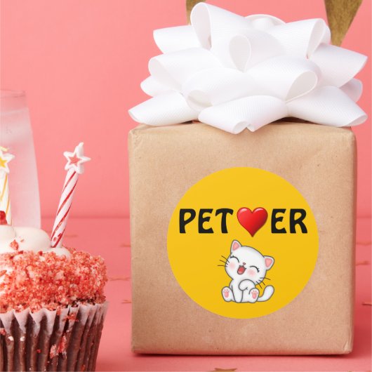 Pet Lover Sticker (Feest)