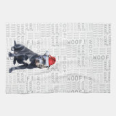 Pet Lover Vakantie Bluenose Pitbull Hond Kerstmis Theedoek (Horizontaal)