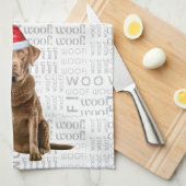 Pet Lover Vakantie Chesapeake Retriever Kerstmis Theedoek (Quarter Fold)