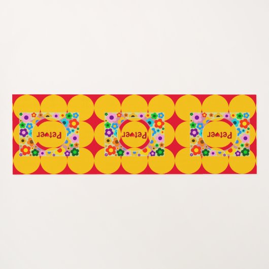 Pet Lover Yoga Mat (Achterkant (horizontaal))