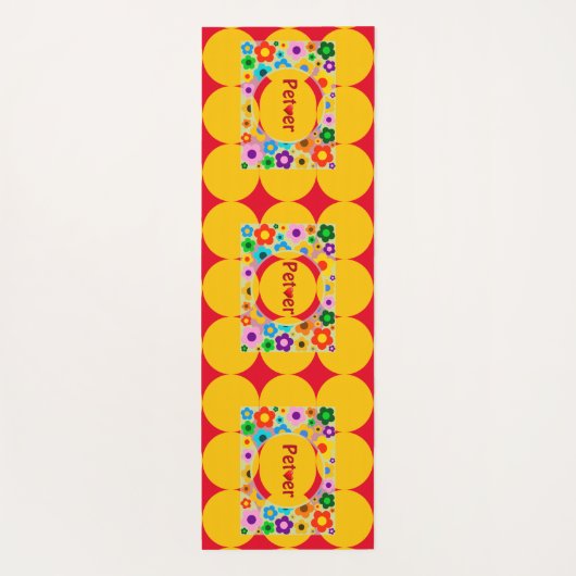 Pet Lover Yoga Mat (Achterkant)