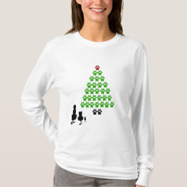 Pet Lover's Christmas Tree T-shirt