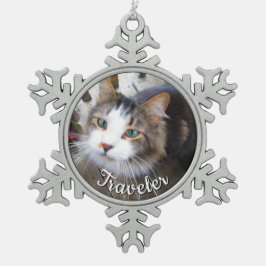 Pet Lovers maakt je eigen aangepast Tin Sneeuwvlok Ornament