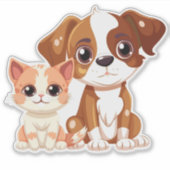 Pet Lovers Sticker (Voorkant)