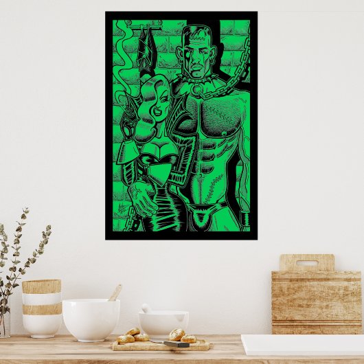 Pet Manster Poster (Keuken)