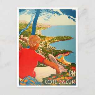 Pet Martin Roquebrune Frankrijk vintage Briefkaart