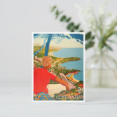 Pet Martin Roquebrune Frankrijk vintage Briefkaart (Staand voorkant)