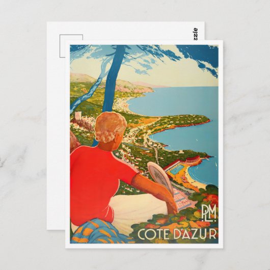 Pet Martin Roquebrune Frankrijk vintage Briefkaart (Voorkant / Achterkant)