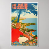Pet Martin Roquebrune Frankrijk vintage Poster (Voorkant)