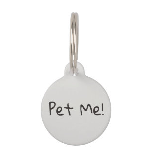 Pet Me Funny Hond Kat Huisdier ID Verloren Huisdierpenning