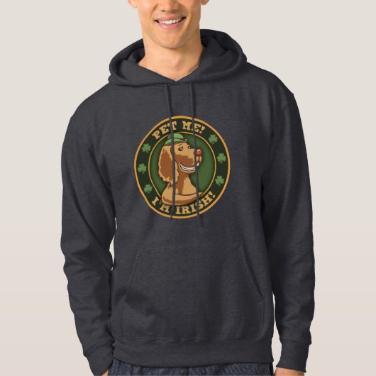 Pet me! Ik ben Iers Hoodie (Voorkant)
