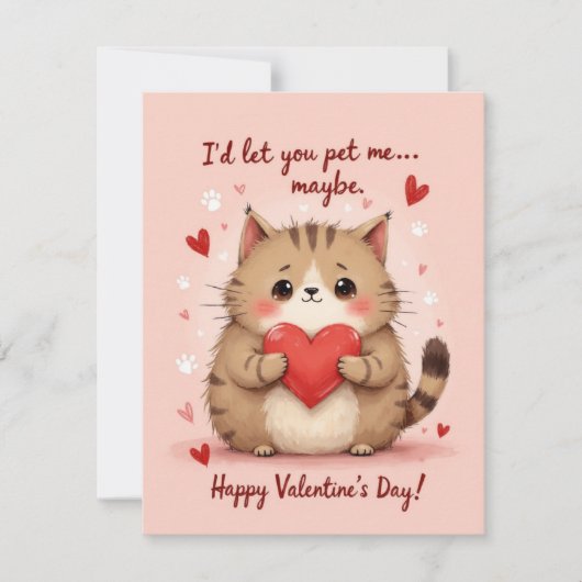 Pet Me… Maybe Feestdagenkaart (Voorkant)