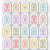 Pet Medicatie RX Recept Herinnering Planner Sticker (Voorkant)