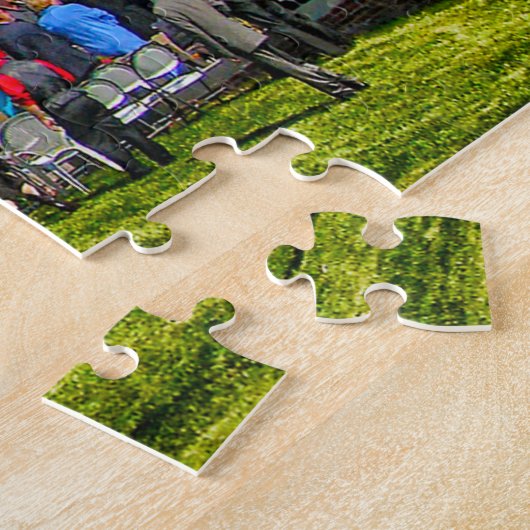 Pet mei New Jersey.kerstbegroeten Legpuzzel (Zijkant)