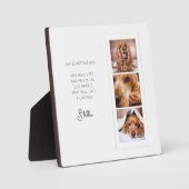 Pet Memorial 3 Citaat voor herdenking van fotocoll Fotoplaat (Voorkant)