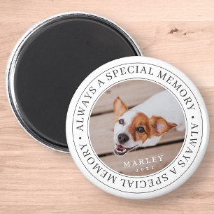 Pet Memorial Altijd een speciale foto van het gehe Magneet