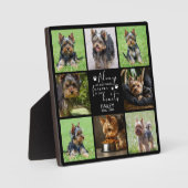 Pet Memorial Always on Minds Photo Fotoplaat (Voorkant)