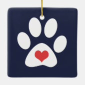 Pet Memorial Angel Wing & Halo Dachshund Keramisch Ornament (Achterkant)